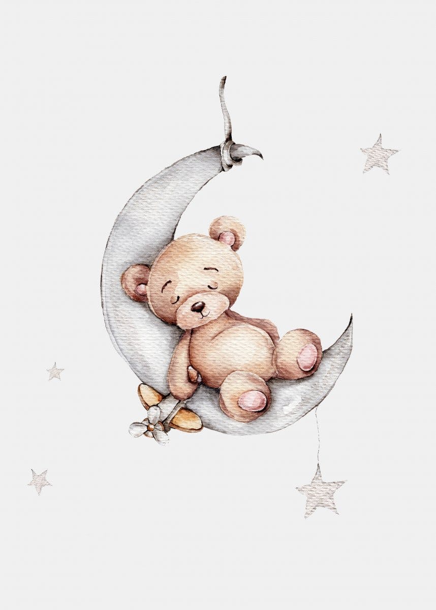 Poster Sleeping Teddy 0