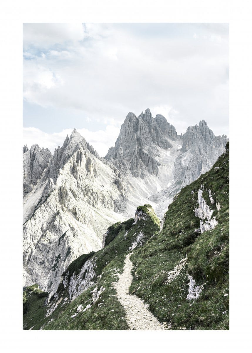 Montagnes des Dolomites Poster 0