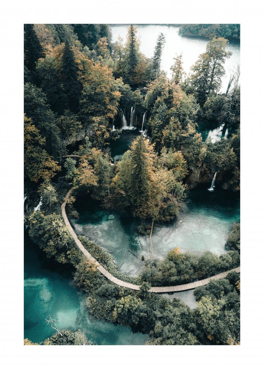 Lago di Plitvice Poster 0