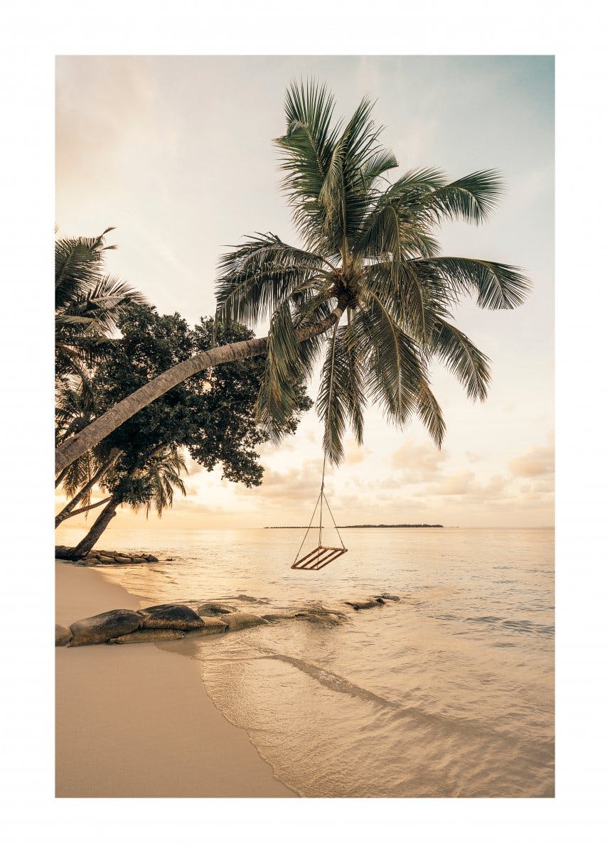 Spiaggia Palme Poster 0