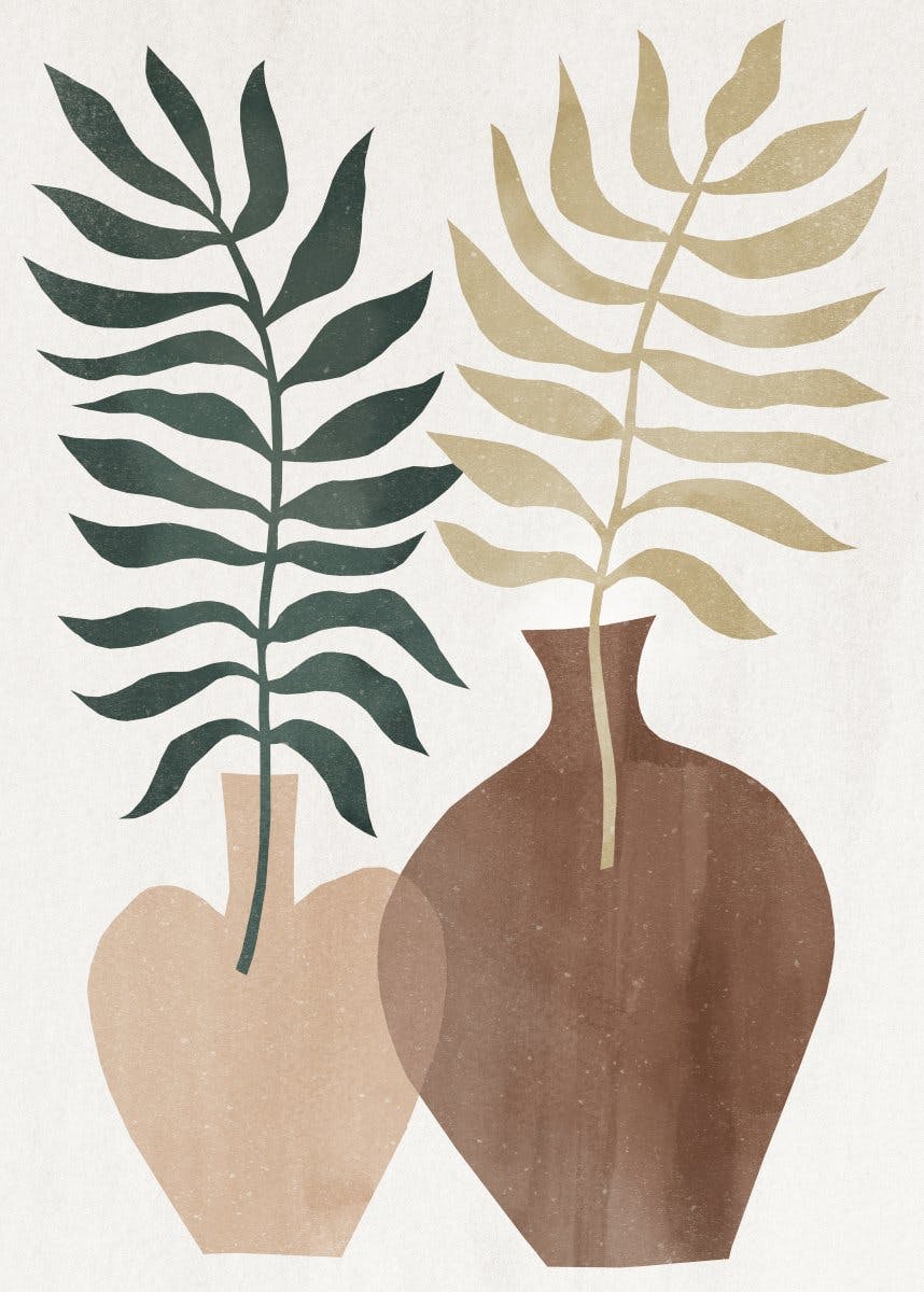 Pflanzen Vasen Poster 0