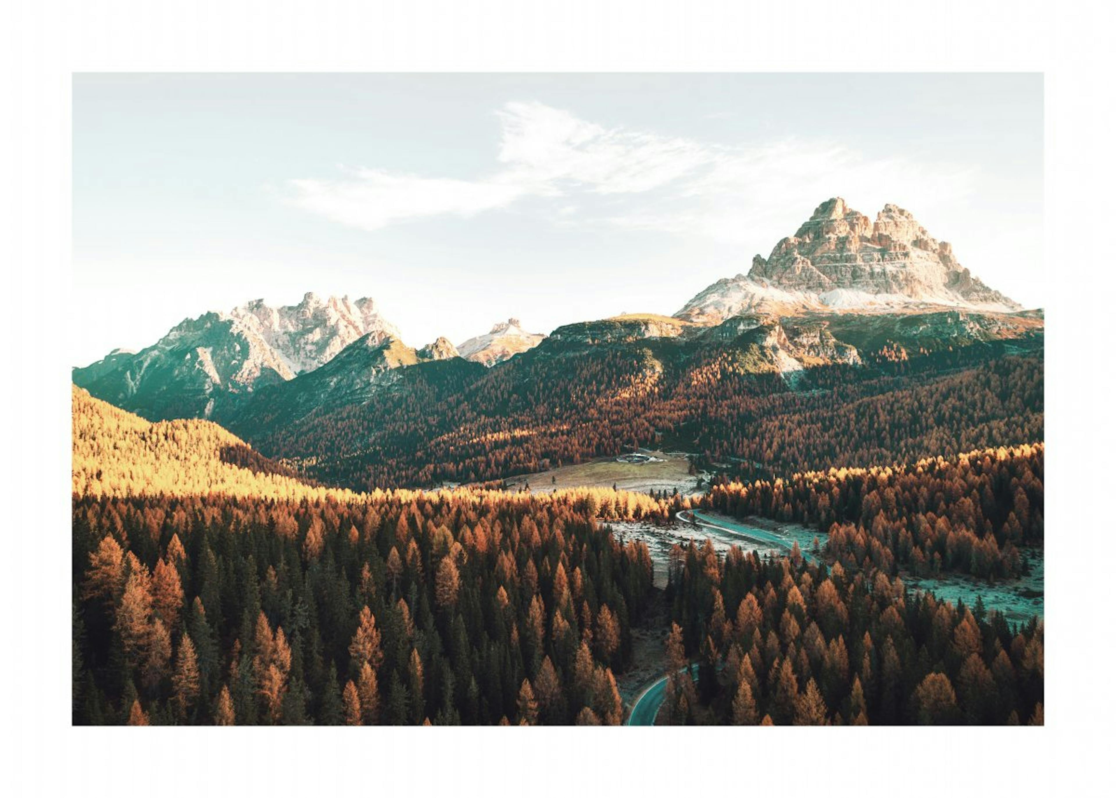 Paesaggio di Montagna Poster 0