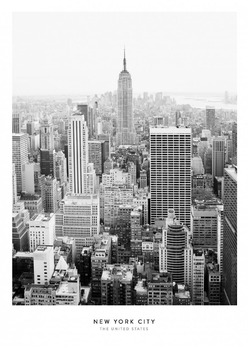 Plakat Panorama Nowego Jorku 0