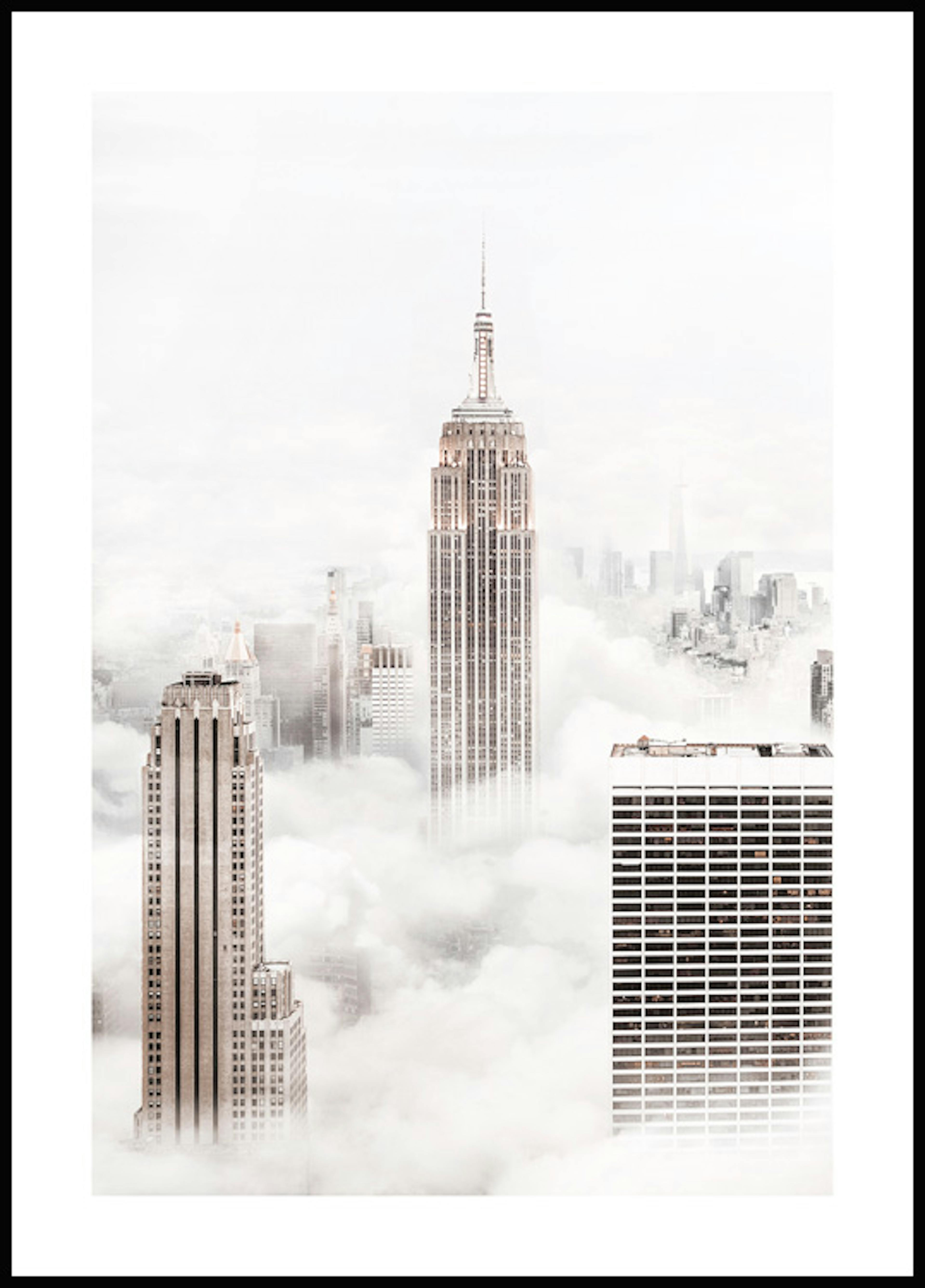 구름 낀 뉴욕 포스터 0