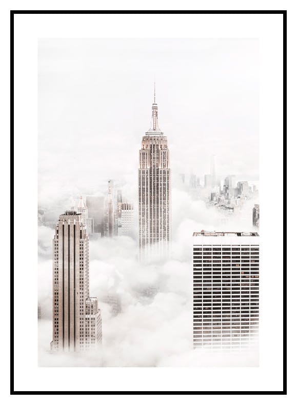 New York Clouds Poster (21x30 cm) - Poster Store