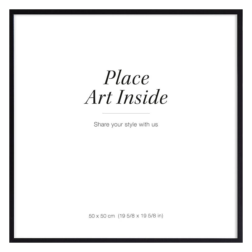 Fotolijst zwart hout 50x50 cm (50x50 cm) - Poster Store