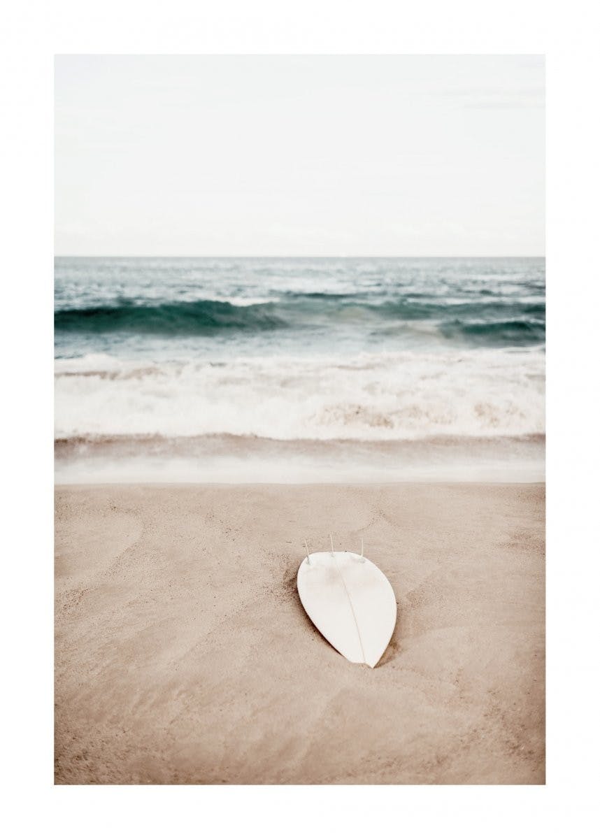 Surf na pláži Plakát 0