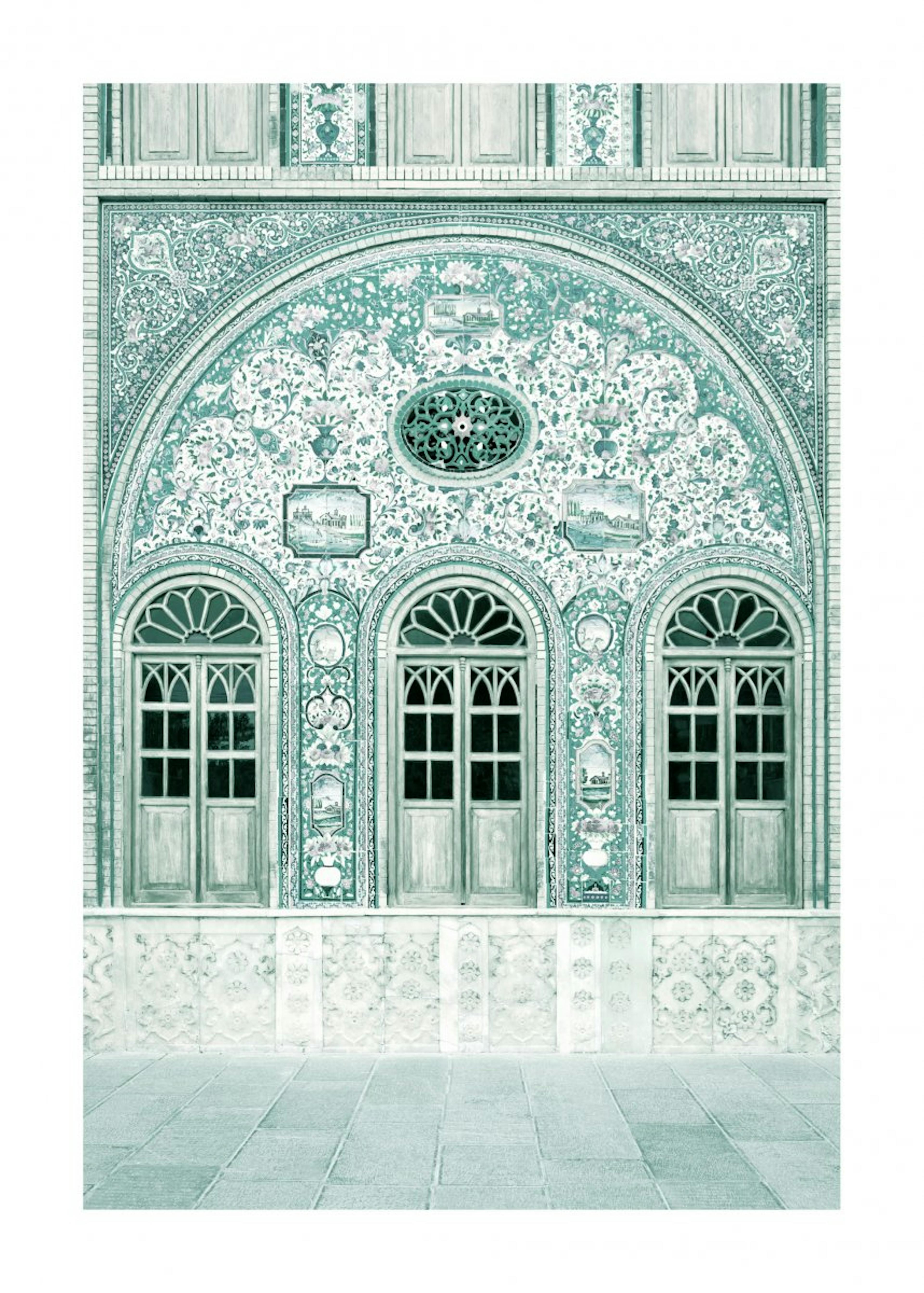 Fachada Menta Póster 0