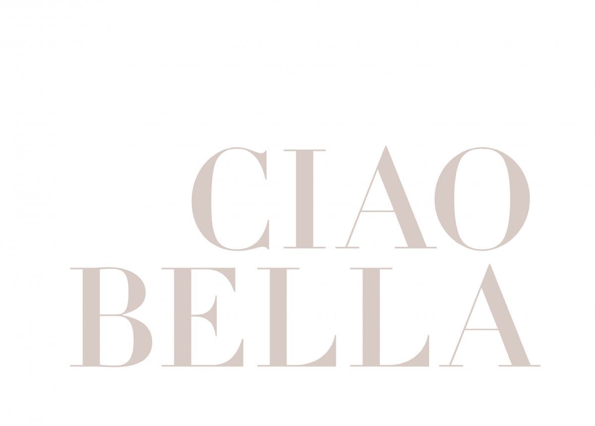 Plakat Ciao Bella 0