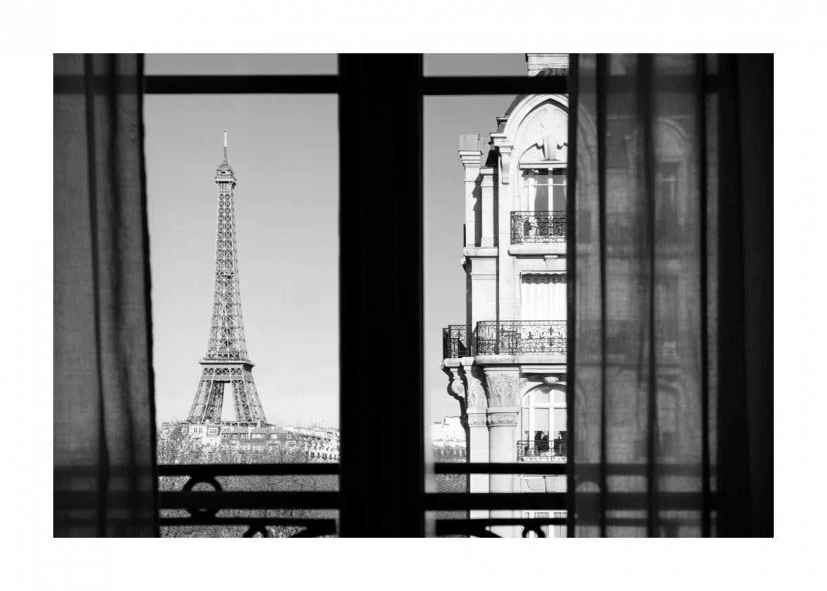 Kilátás az Eiffel toronyra poszter 0