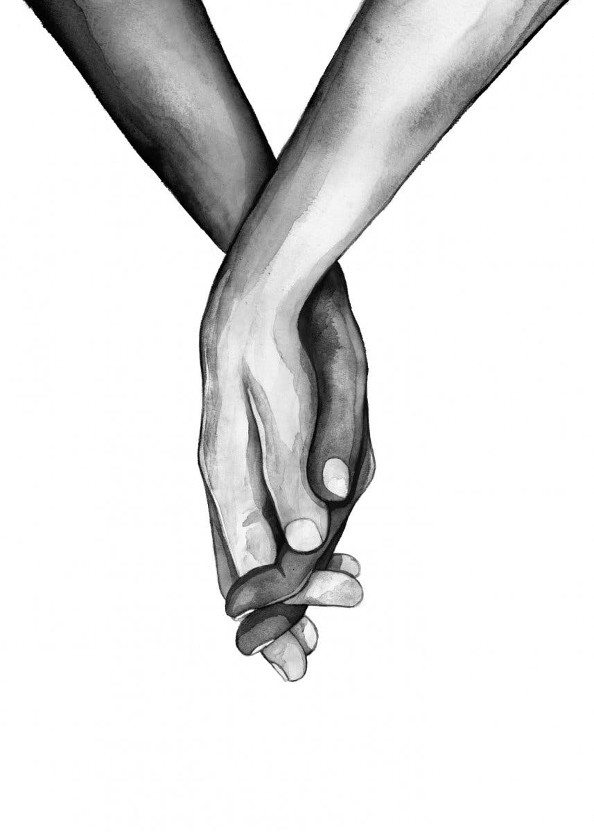 Holding Hands Poster 0