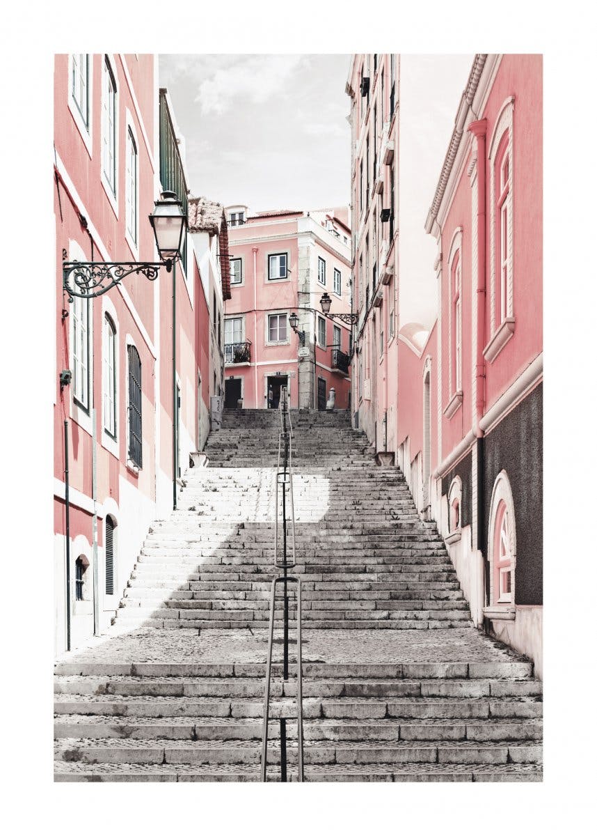 핑크빛 계단 포스터 0