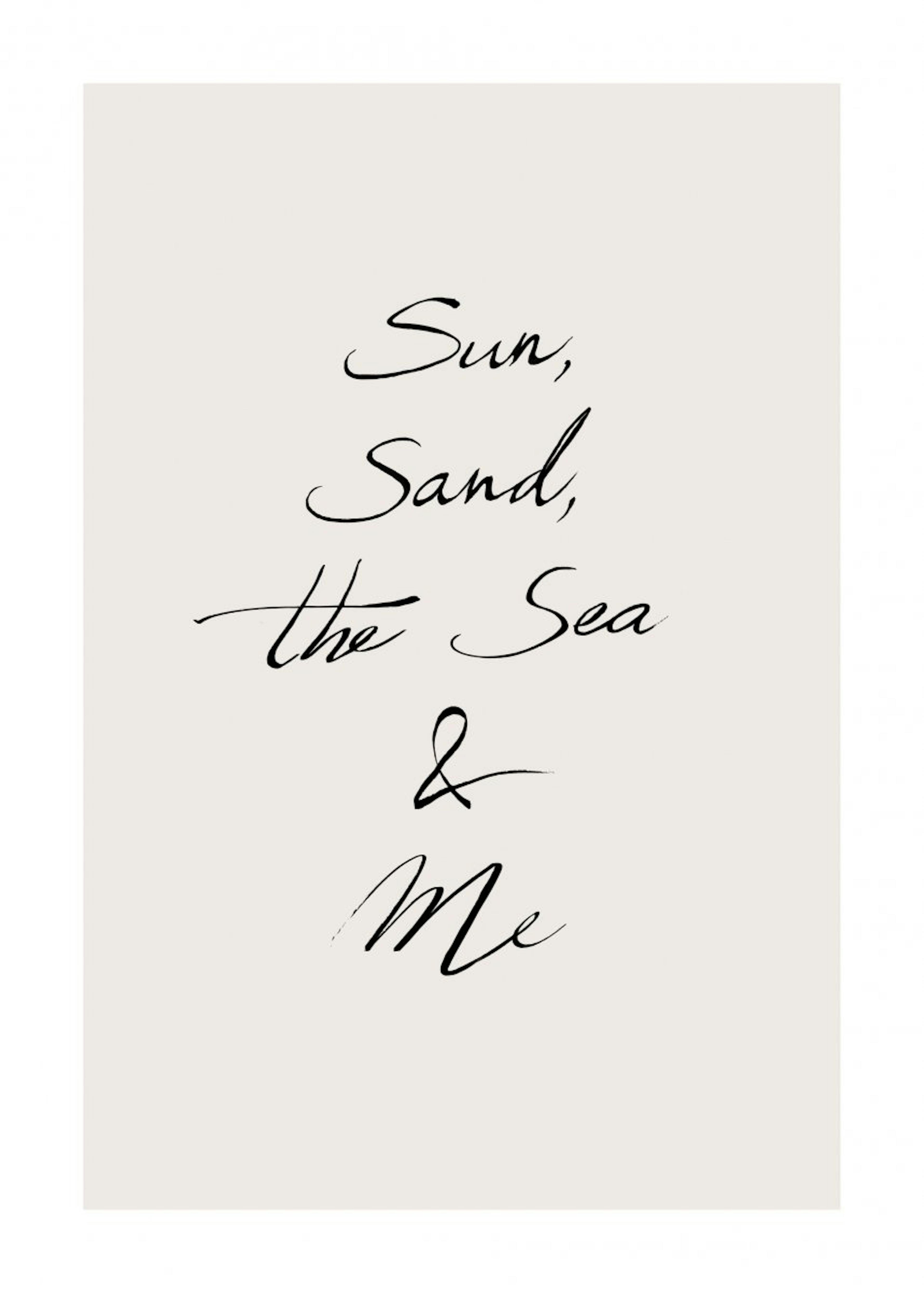 太陽と海と私 ポスター 0