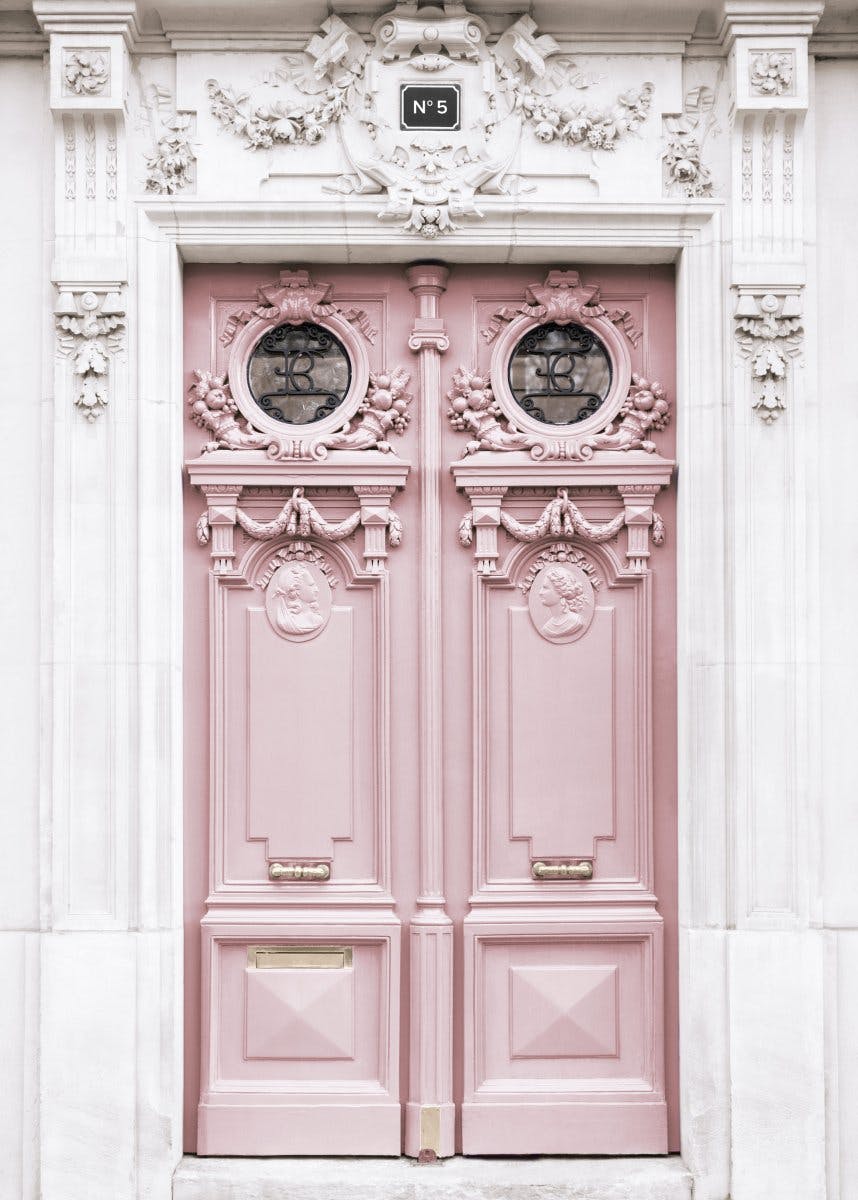 Rózsaszín kapu poszter 0