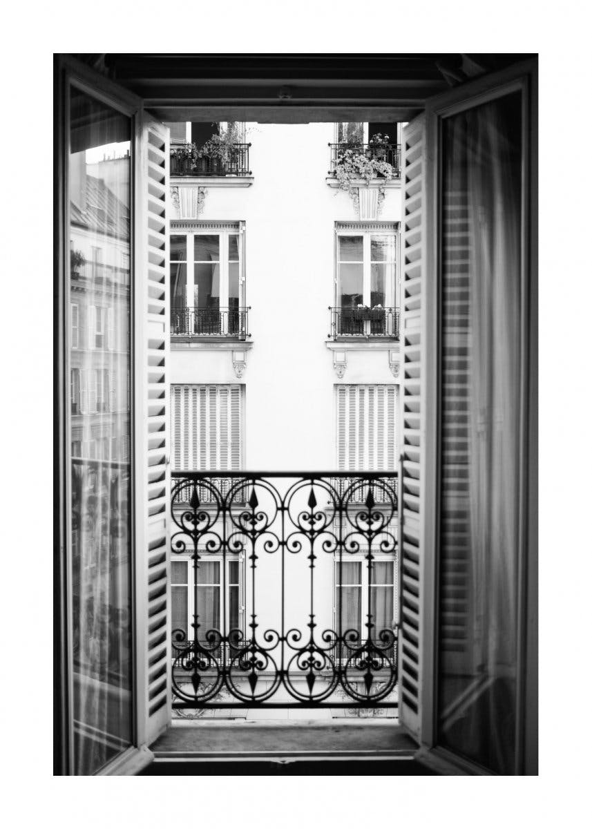 Párizsi ablak poszter 0