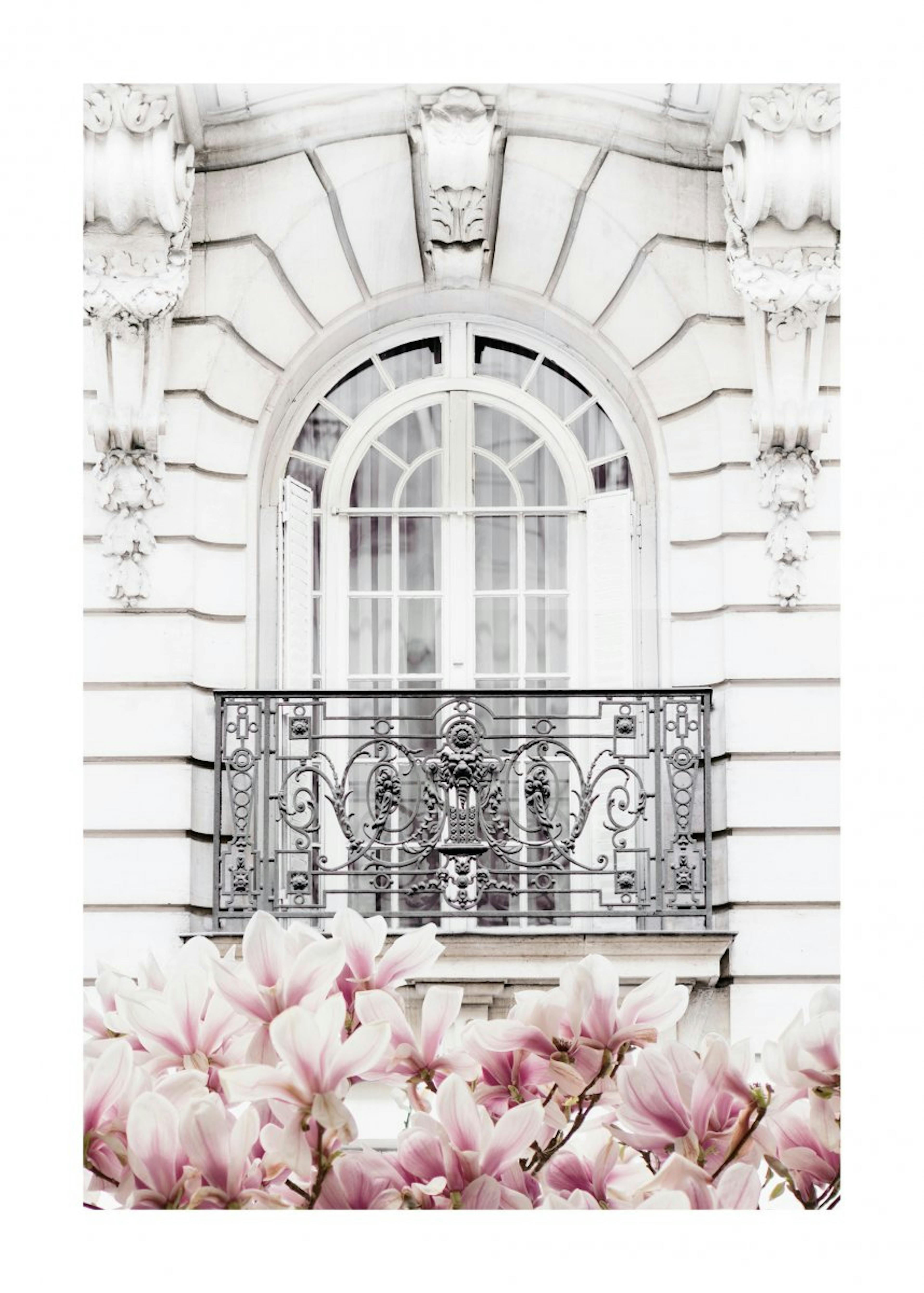 Marble Wall Balcony Poster 0