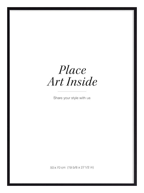 Fotolijst zwart hout 50x70 cm (50x70 cm) - Poster Store
