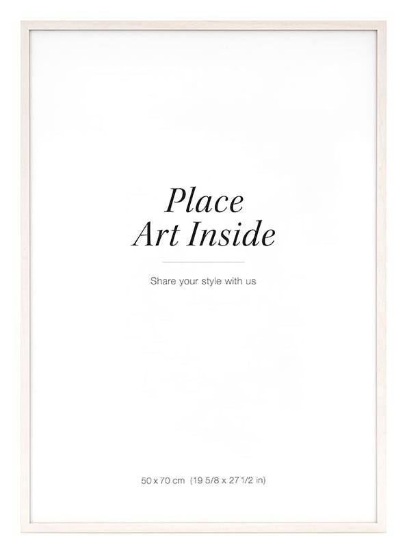 Cadre en bois clair 50x70 cm (50x70 cm) - Poster Store