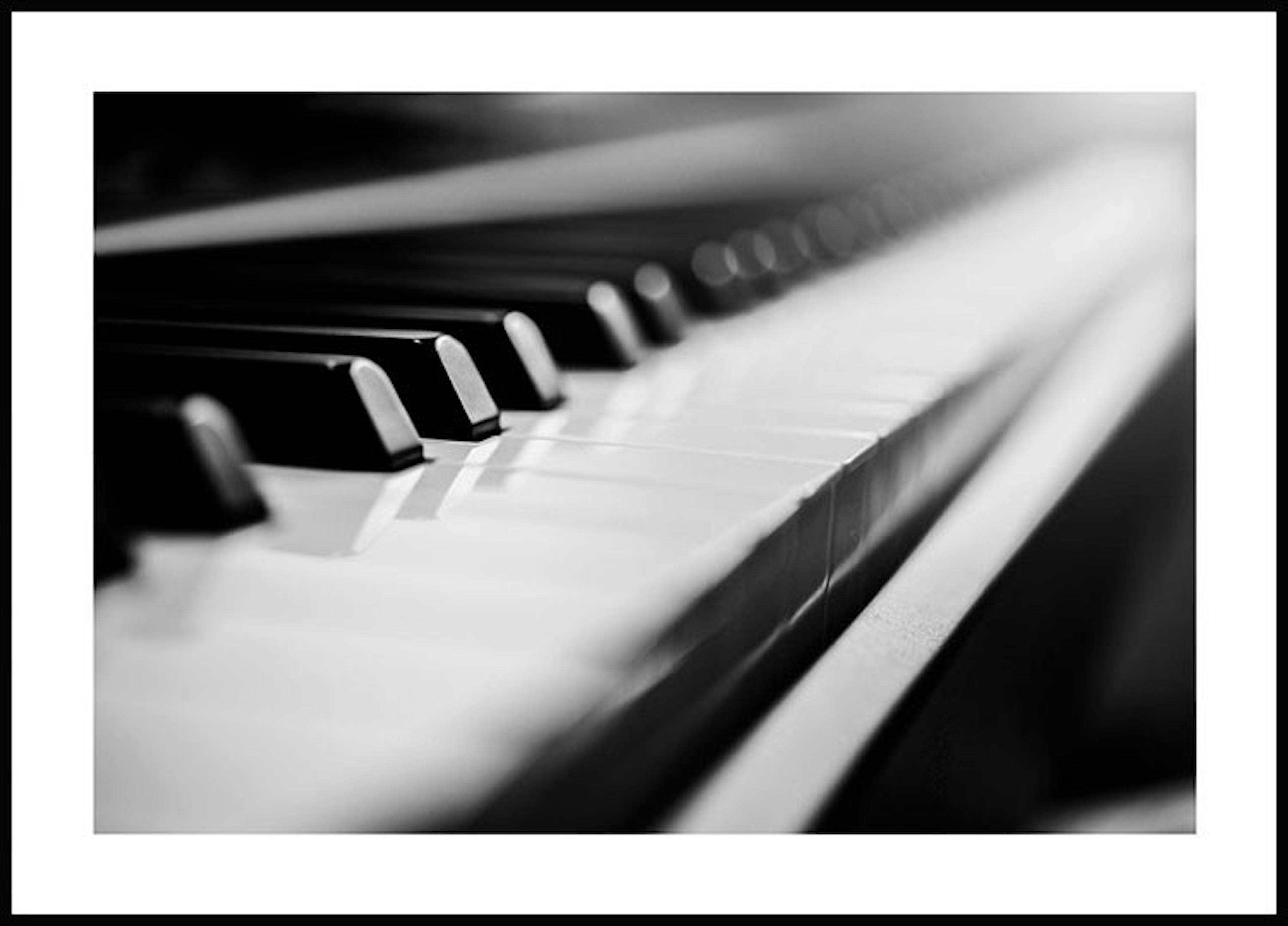 피아노 건반 포스터 0