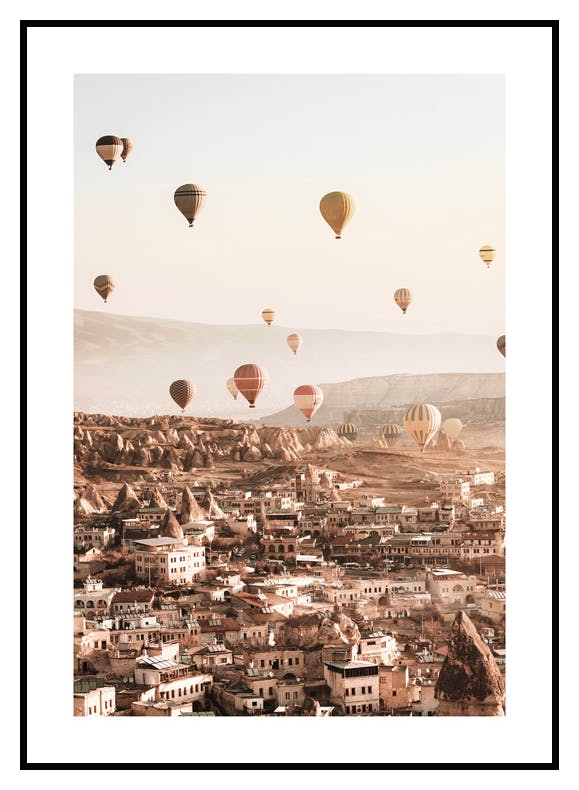 Heißluftballons über Göreme Poster (50x70 cm) - Poster Store