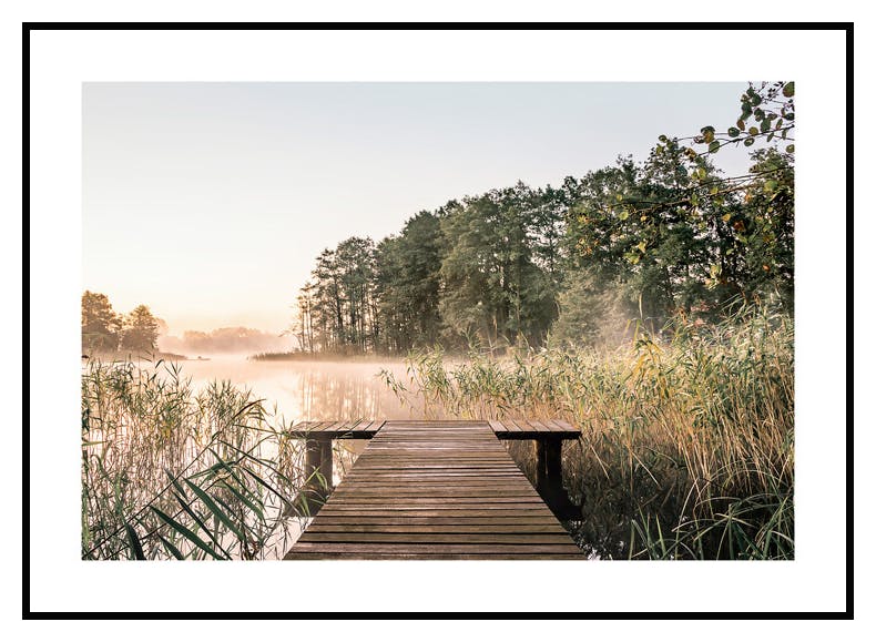 Plakat Molo Nad Jeziorem (50x70 cm) - Poster Store
