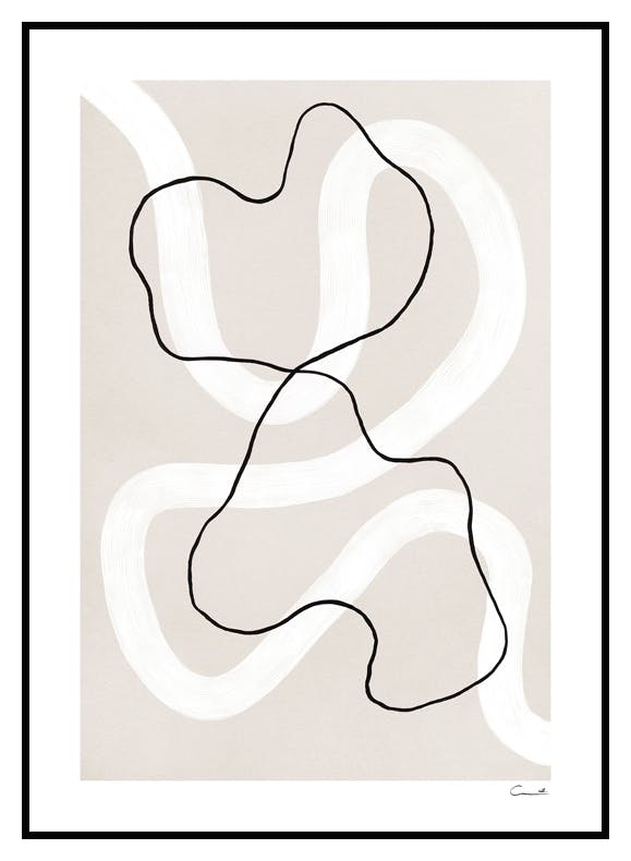 Plakat Lines (21x30 cm) - Poster Store