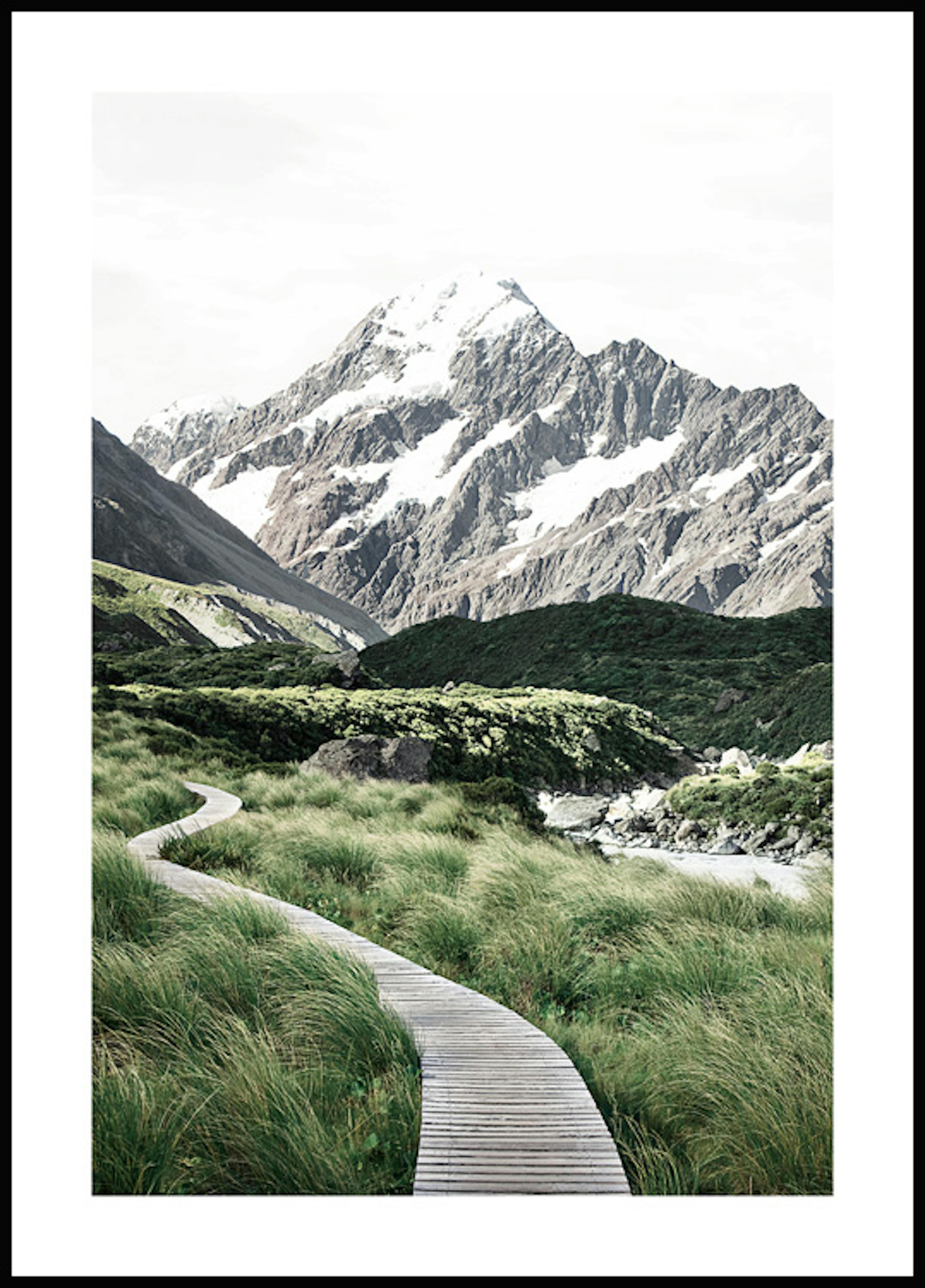 Trail to Mount Cook Poster 0