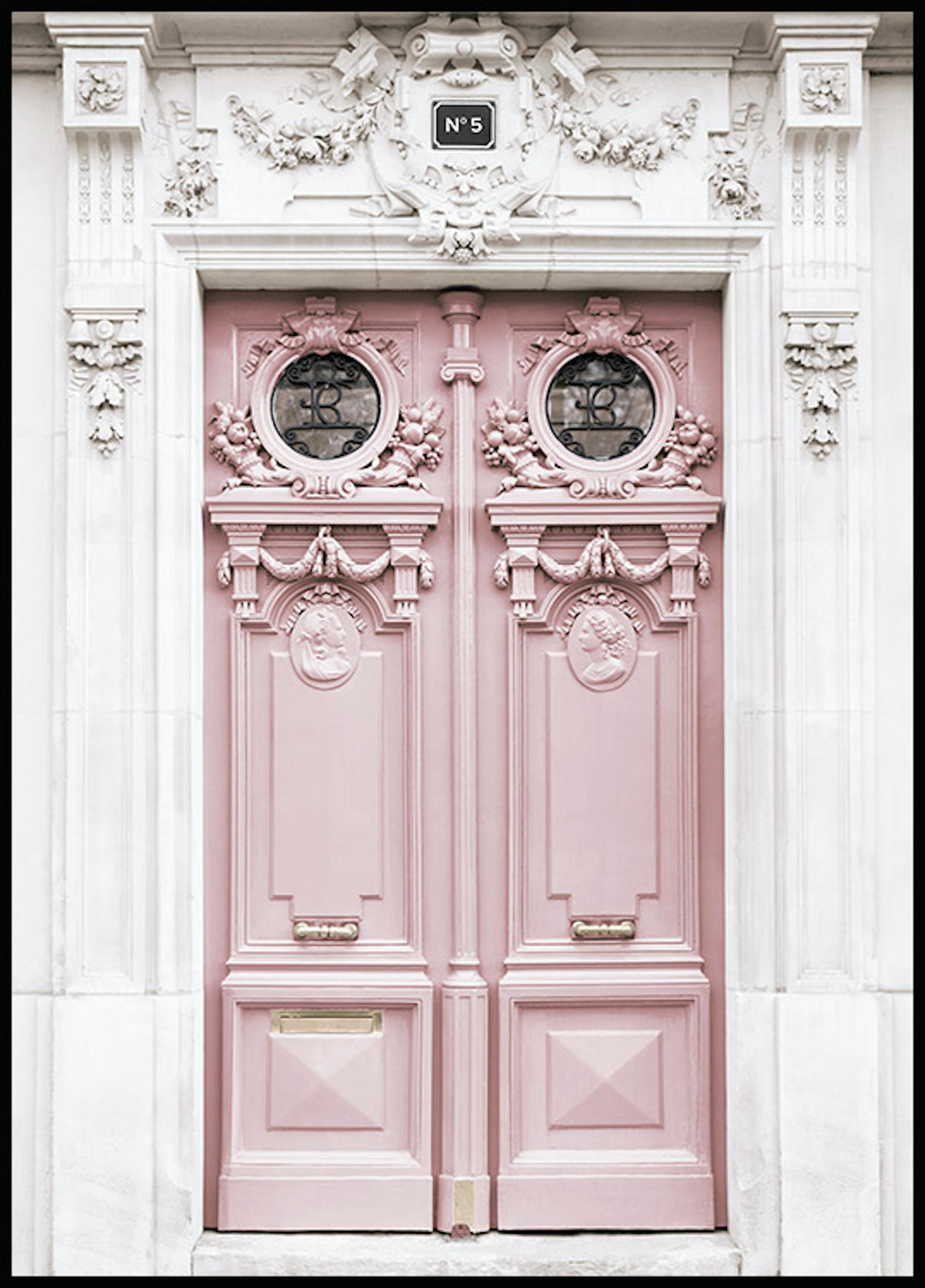 لوحة لصورة الباب الرخام الوردي 0