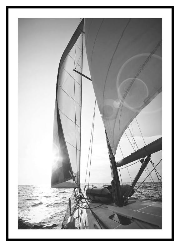 Plakat Żeglowanie W Stronę Słońca (50x70 cm) - Poster Store