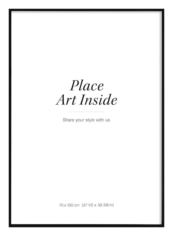 Fotolijst zwart hout 70x100 cm (70x100 cm) - Poster Store