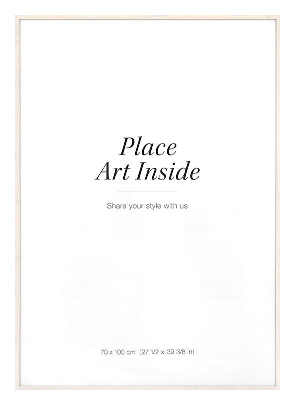 Light wood frame 70x100 cm (70x100 cm) - Poster Store