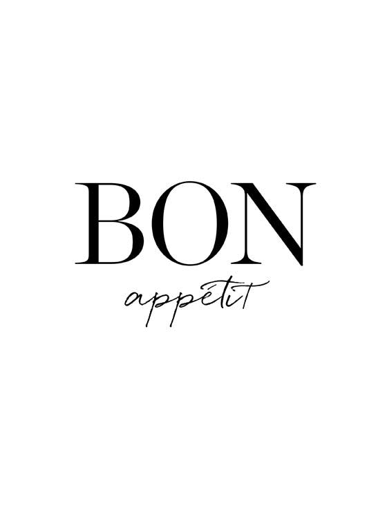 Bon Appétit Plakat 0