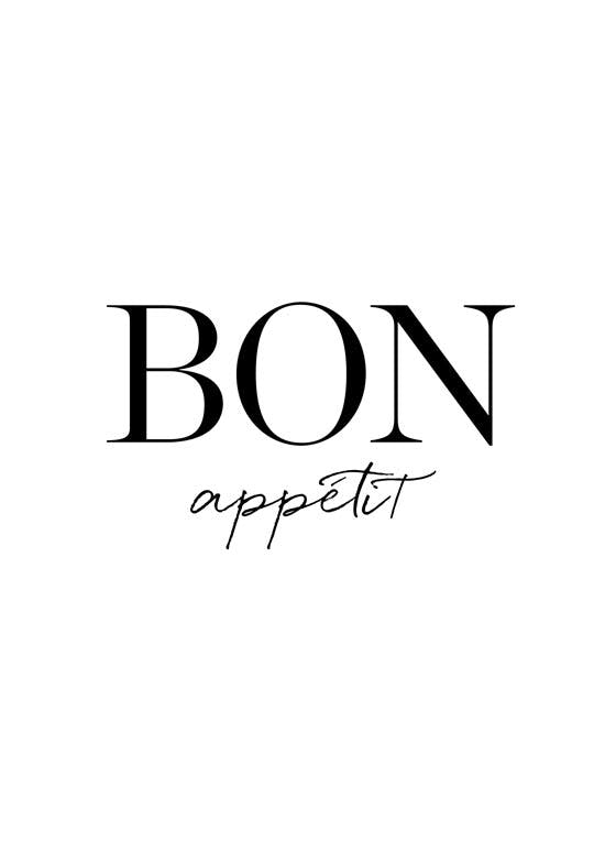 Bon Appétit Poster 0