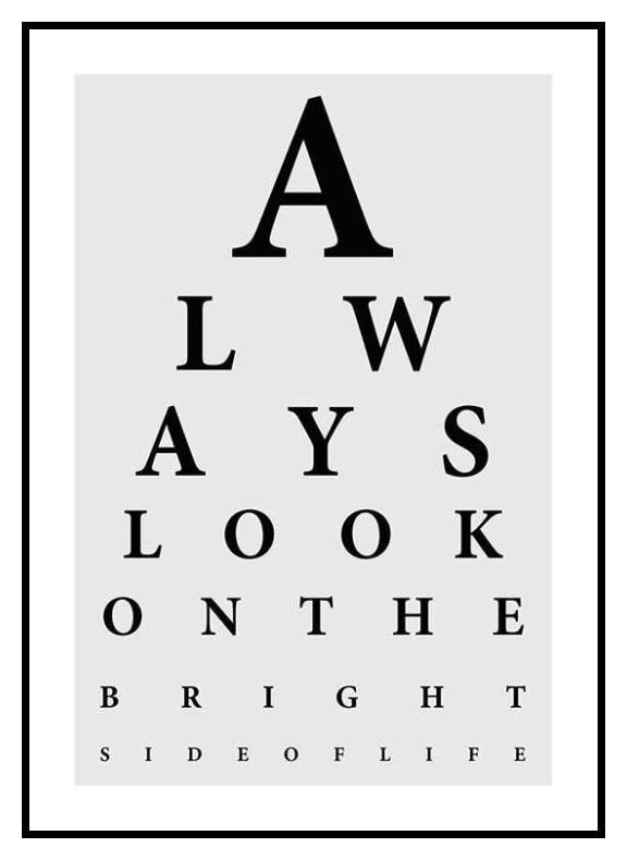 Bright Side Plakat (50x70 cm) - Poster Store