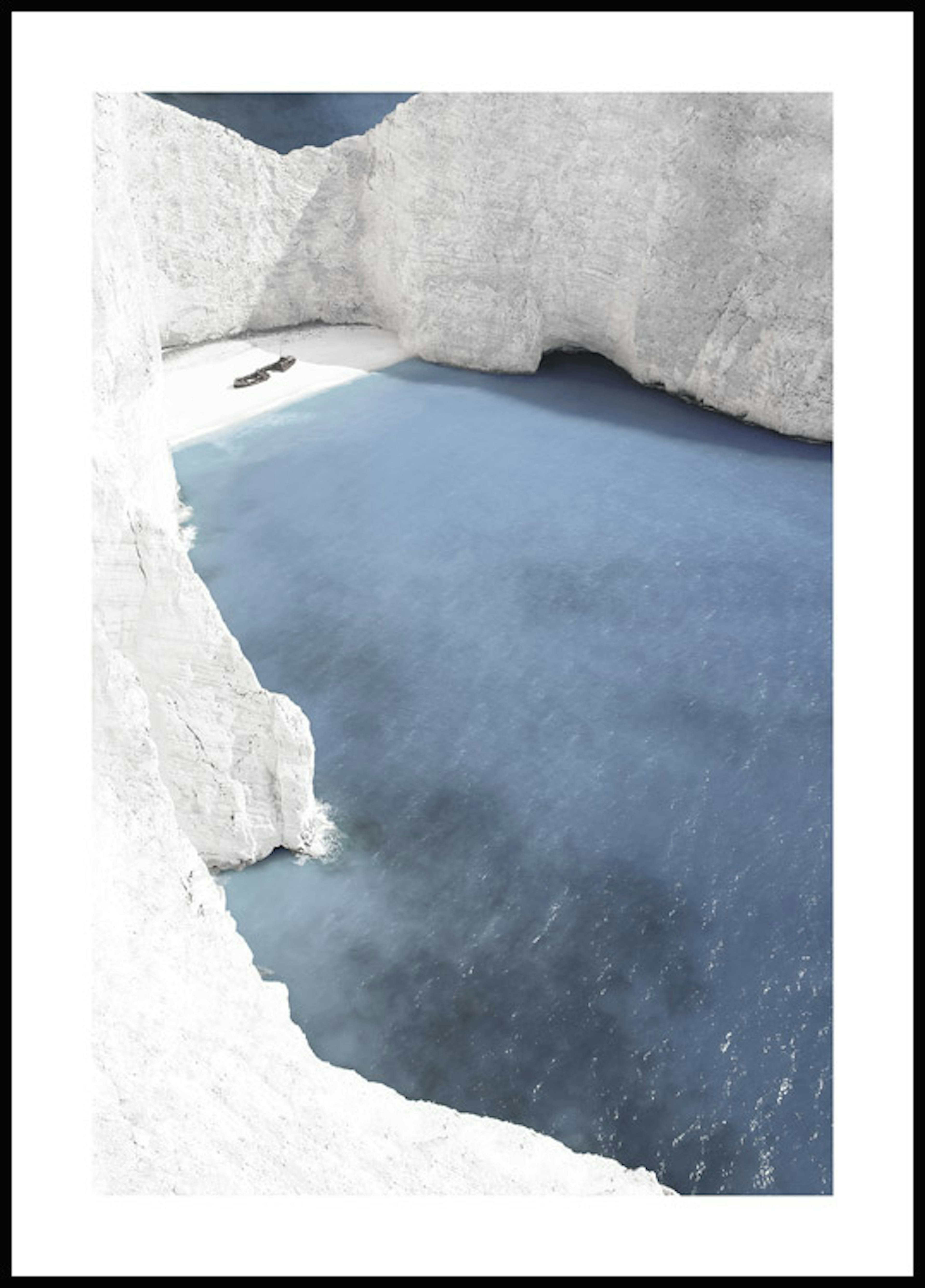 لوحة لصورة شاطئ اليونان 0