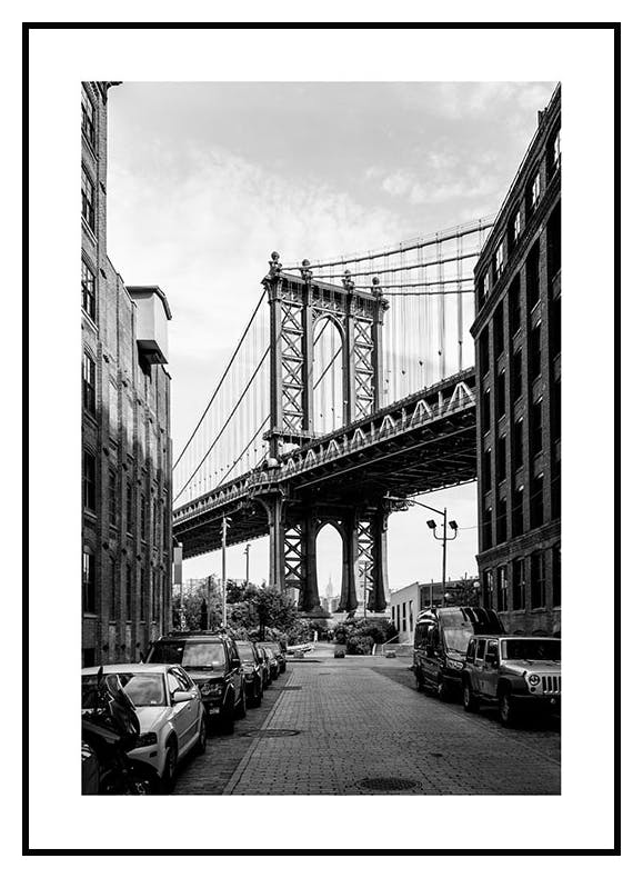 Manhattan Bridge Poster (30x40 cm) - Poster Store