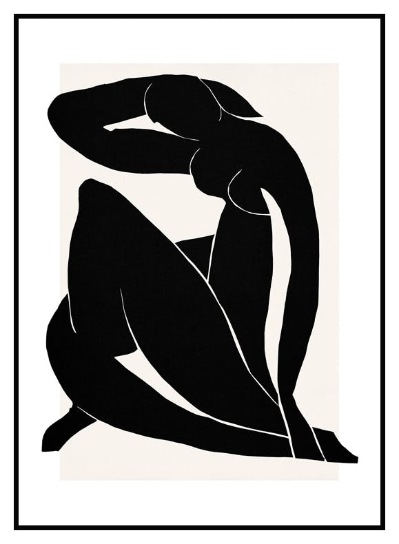Abstract Silhouette No1 Poster (50x70 cm) - Poster Store