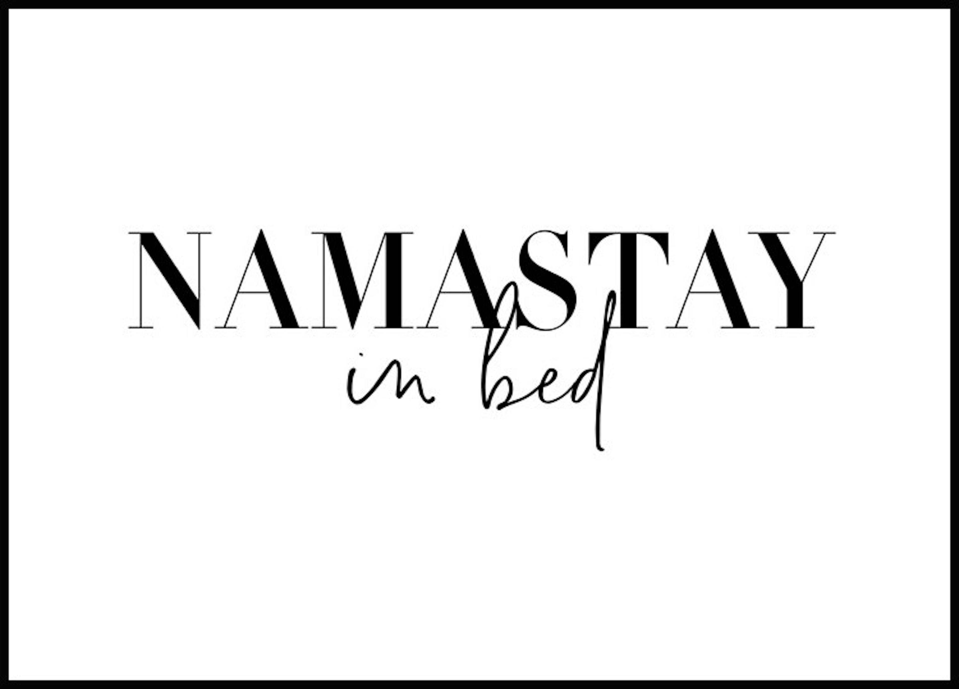 Plakat Namastay In Bed 0