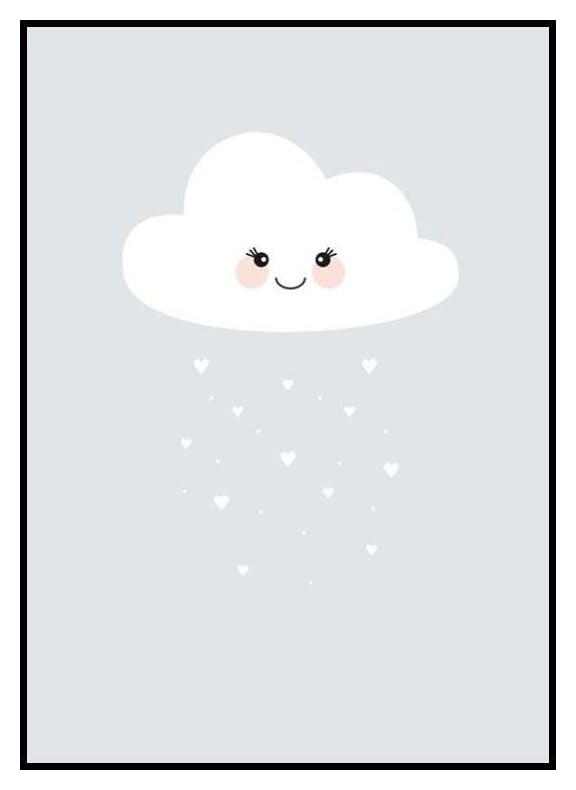 Wolken Poster (30x40 cm) - Poster Store