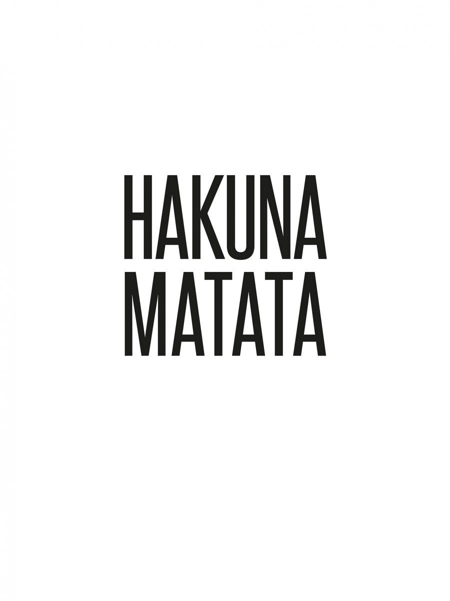 Hakuna Matata Plakát 0