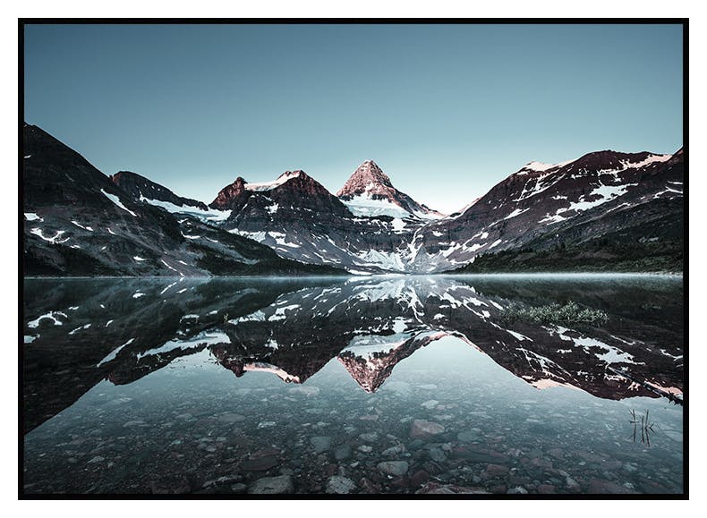 Plakat Górskie Odbicie (50x70 cm) - Poster Store