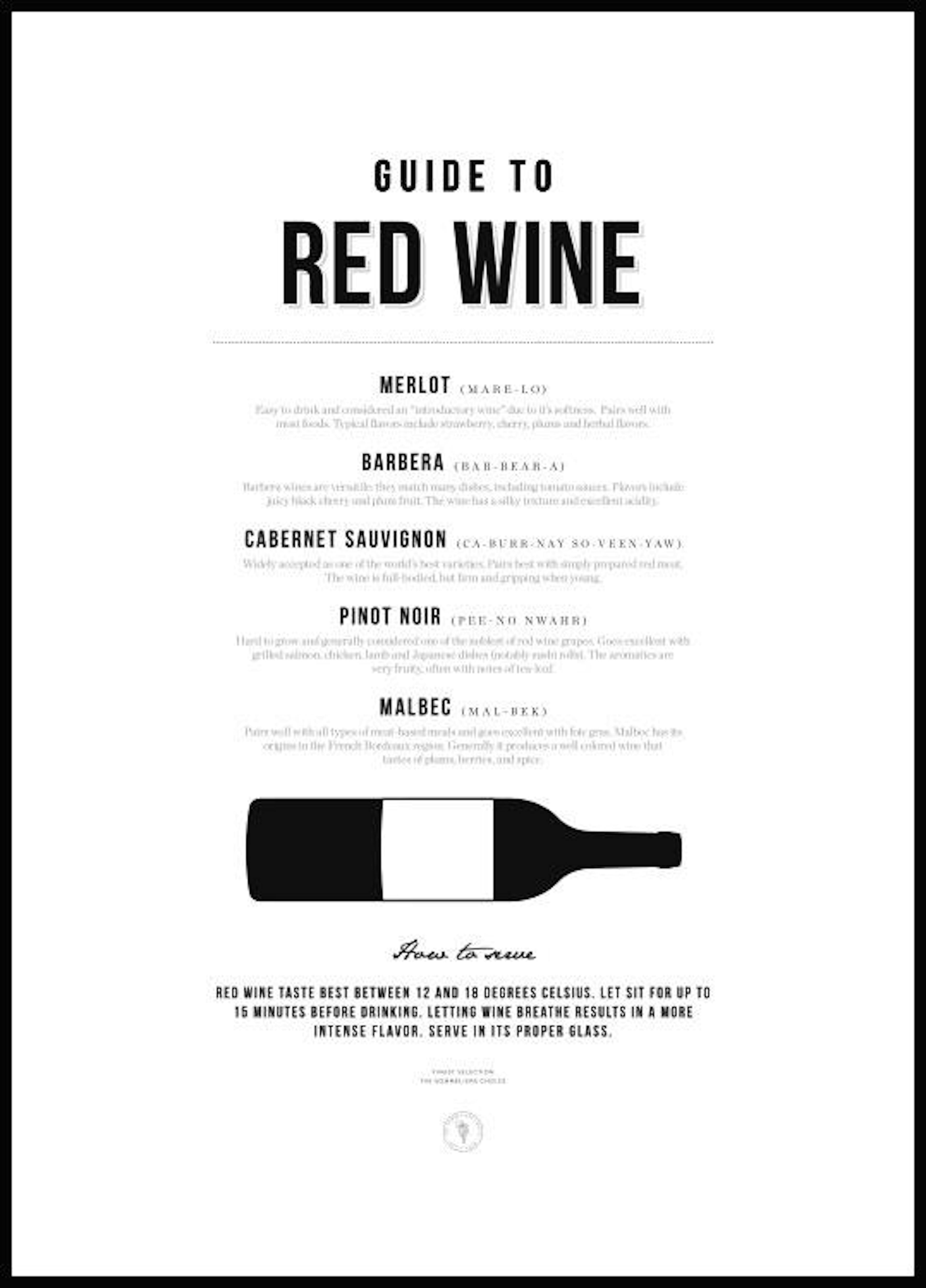 Guide to Red Wine Poster 0