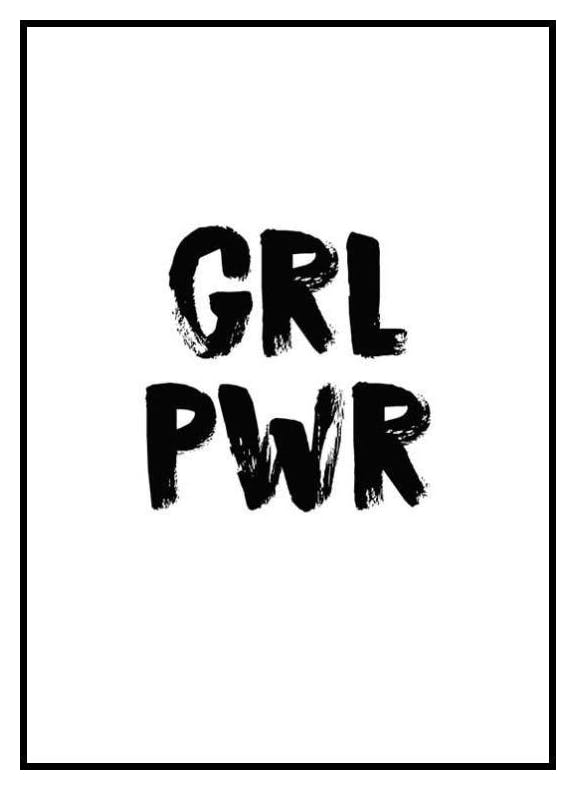 Girl Power Poster (30x40 cm) - Poster Store