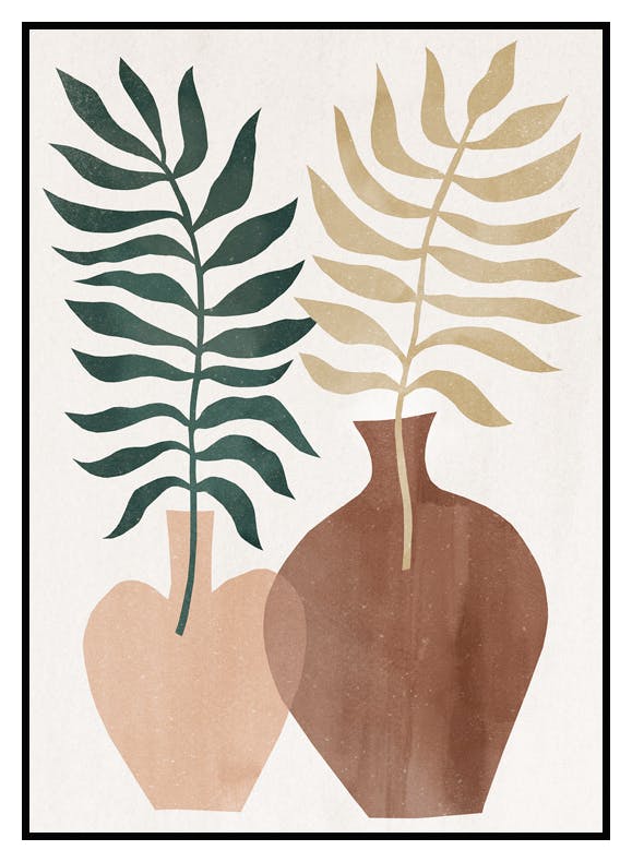 Plant Vases Poster (30x40 cm) - Poster Store
