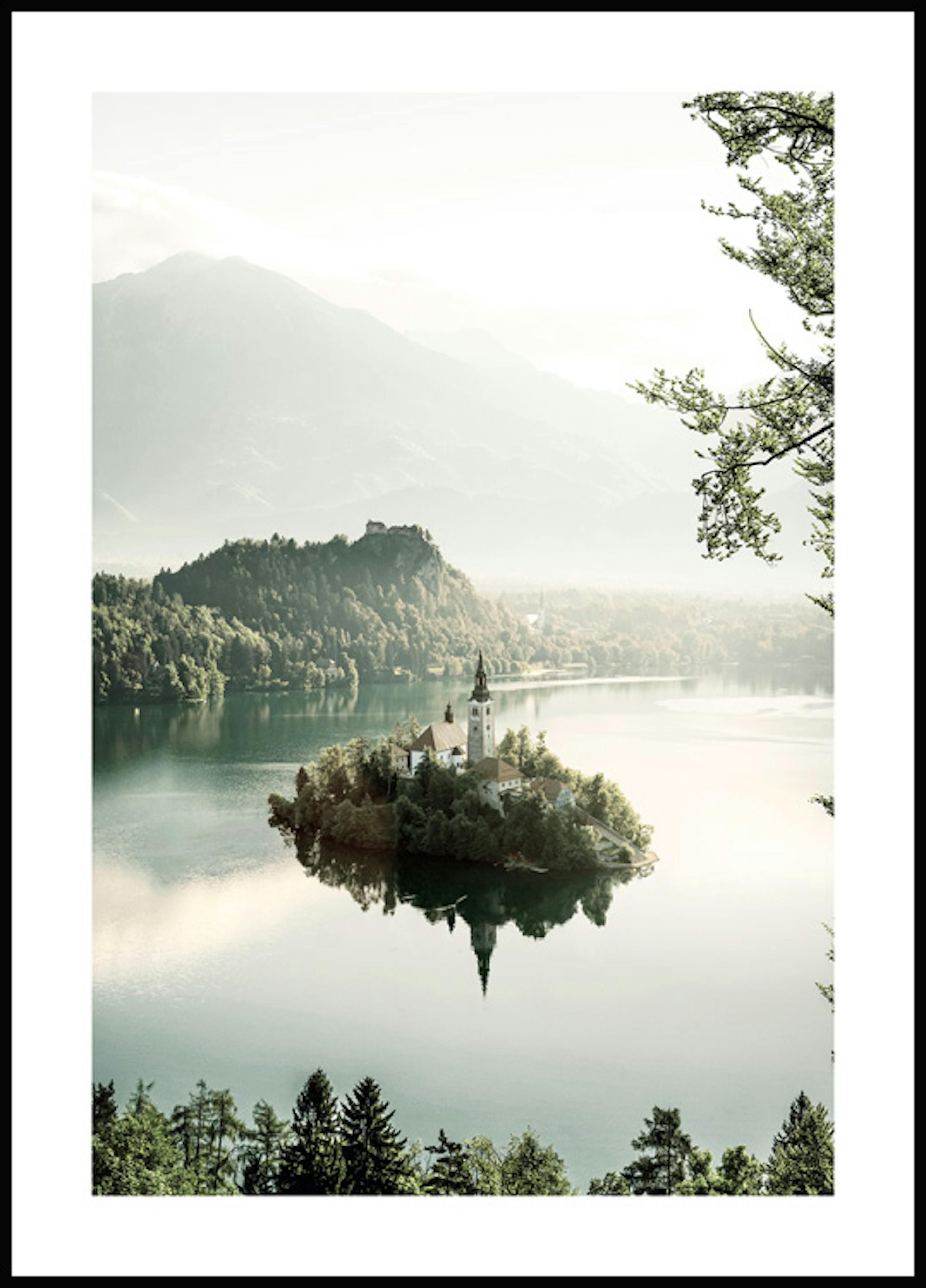 슬로베니아 블레드 호수 포스터 0