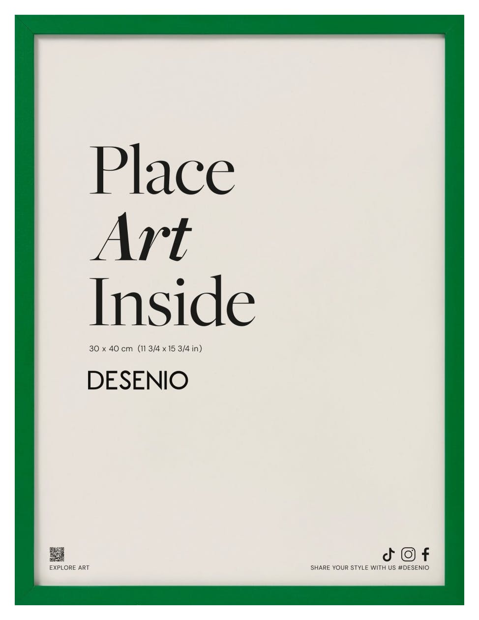 Groene lijst 30x40 cm (30x40 cm) - Poster Store