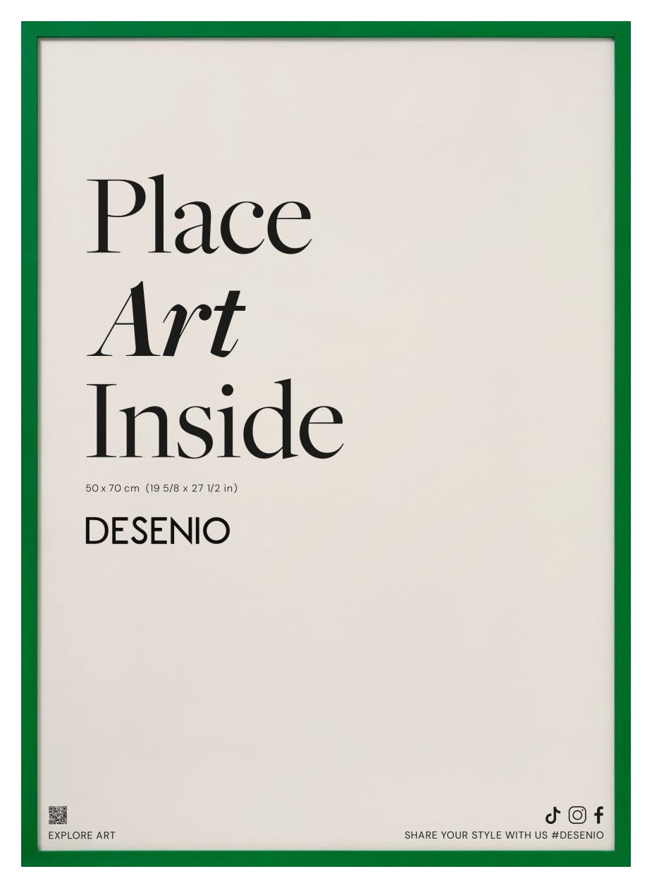 Groene lijst 50x70 cm (50x70 cm) - Poster Store
