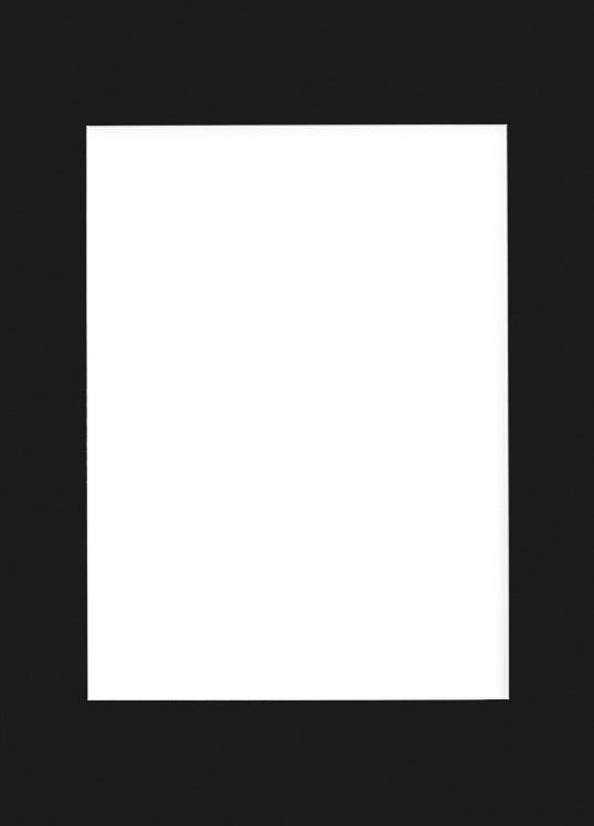 Czarne passe-partout, 70x100 cm (70x100 cm) - Poster Store