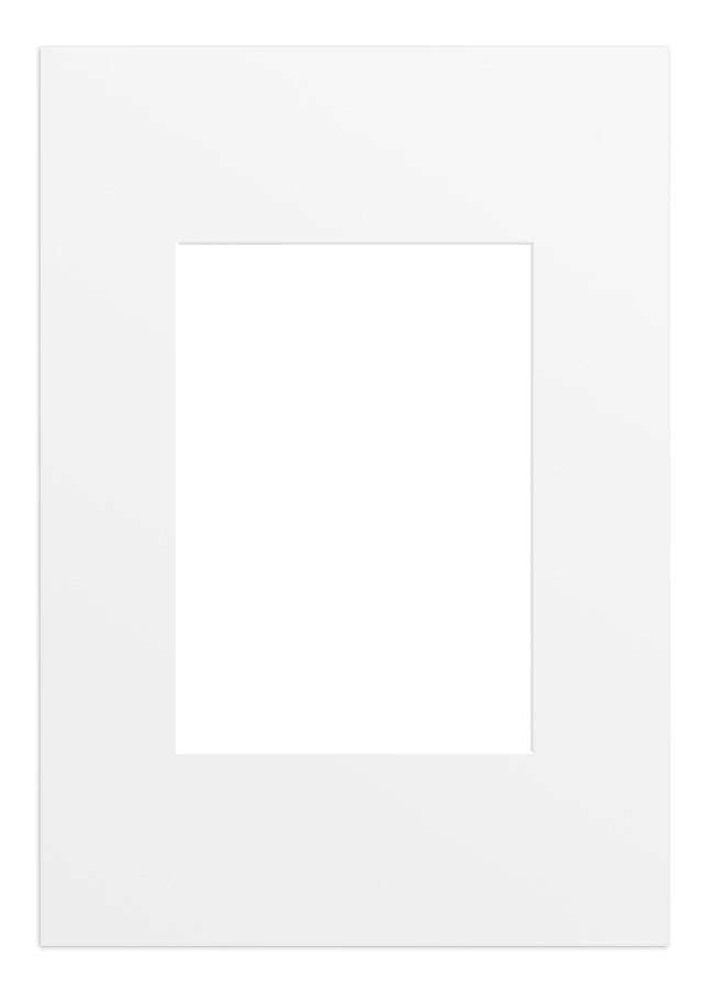 Passepartout 21x30 cm (A4) Hvid (21x30 cm) - Poster Store