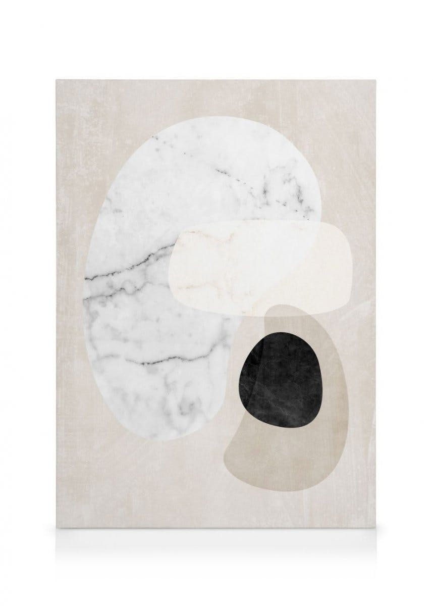 Interior Shapes Canvas (50x70 cm - Fotokaders Eiken) - Poster Store